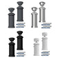 Only 2 Single Universal Towel Radiator Wall Brackets (Pair) – Mounting Kit Chrome Black White Anthracite 19–25mm UK 