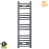 Radiateur sèche-serviettes électrique gris anthracite de 300 mm de large et 1 000 mm de haut