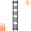 30 180MattBlackTowelRailRadiatorHeatedWarmerWideHighCentralHeating 918b0fe7 de5c 4791 8b8e 9c4cdaaecc65