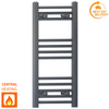 Radiateur sèche-serviettes gris anthracite de 300 mm de large et 700 mm de haut