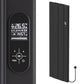 385 x 1600mm Smart Wifi Electric Panel Radiator - 1000W Black Vertical Aluminium 