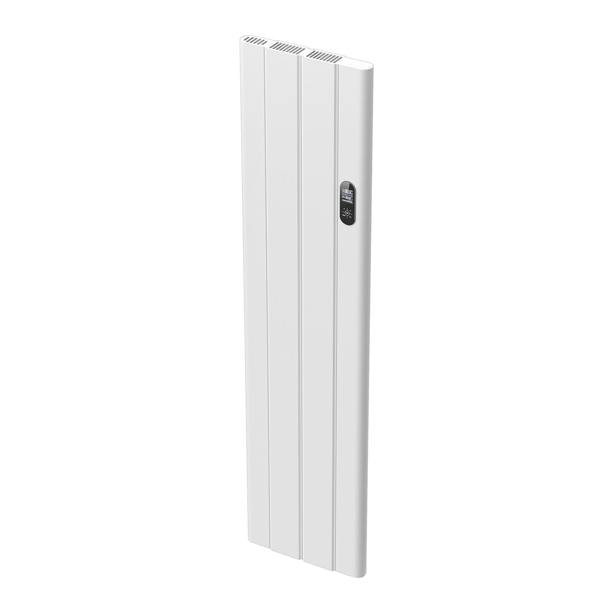  385 x 1600mm Smart Wifi Electric Panel Radiator - 1000W White Vertical Aluminium