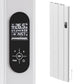 385 x 1600mm Smart Wifi Electric Panel Radiator - 1000W White Vertical Aluminium 