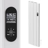 385 x 1600mm Smart Wifi Electric Panel Radiator - 1000W White Vertical Aluminium