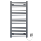 450 mm breit – 1000 mm hoch, anthrazitgrauer elektrischer Handtuchheizkörper 
