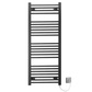 45 120 Matt Black Towel Rail Radiator Heated Warmer Wide High Electric Pre Filled Standard Manual Element 4c54554e 0d4a 4921 9d11 c8aef16ab80b 