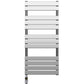 500 x 1200mm Chrome Electric Heated Towel Rail Radiator – Flat Panel Designer 600W Pre Filled UK 