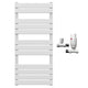 Radiator + TRV Straight Valves