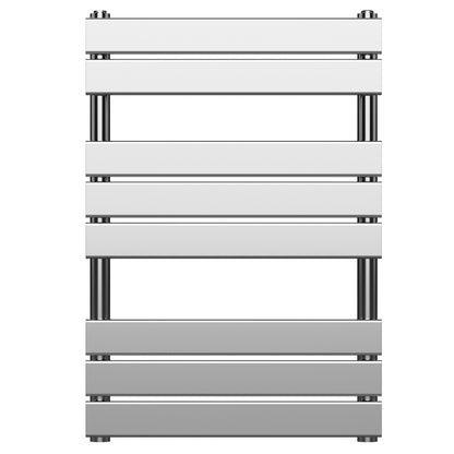  500 x 800mm Chrome Heated Towel Rail Radiator – Flat Panel Designer  1,096 BTU Central Heating UK 