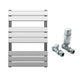 Radiator + TRV Straight Valves