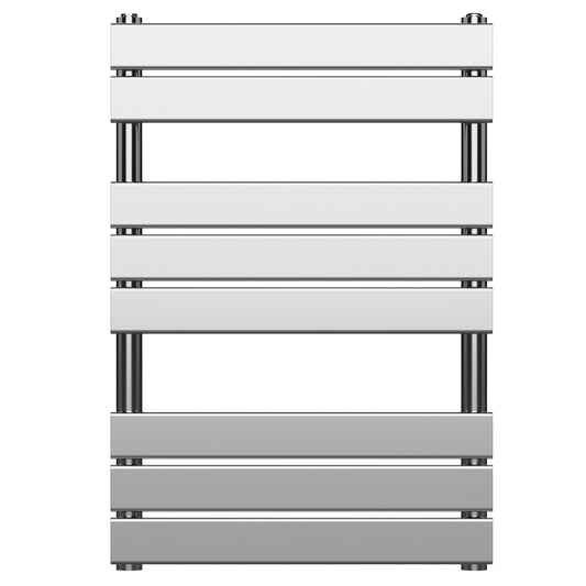 550 x 800mm Chrome Heated Towel Rail Radiator – Flat Panel Designer 1,187 BTU Central Heating UK 