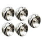 Manuelle Handtuchhalter Heizkörper 15mm Air Vent Entlüftungsstopfen Ventil 1/2" Chrom 10 PCS 
