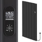 608 x 1600mm Smart Wifi Electric Panel Radiator - 2000W Black Vertical Aluminium 