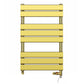 500 x 800mm Gold Dual Fuel Heated Towel Rail Radiator – Flat Panel with Valves & Electric Kit 