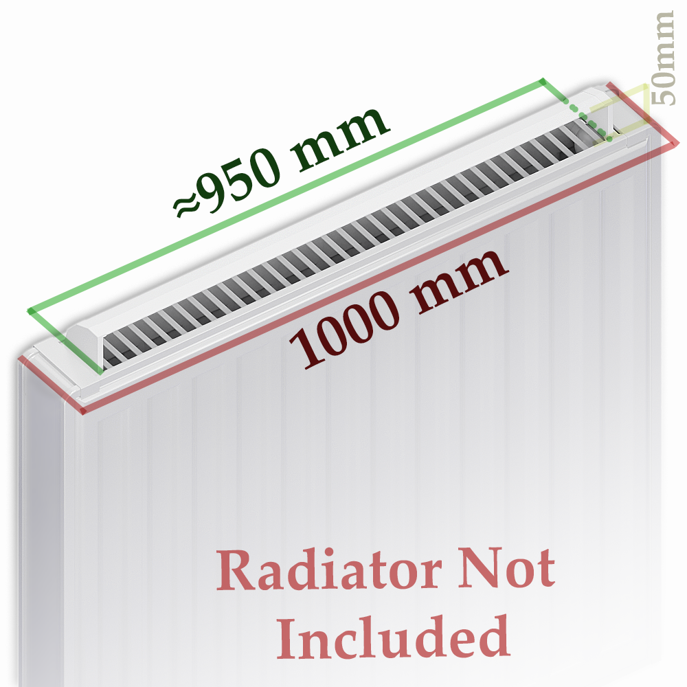  MyHomeware Radiator Booster / Heat Diverter - For Single Radiators