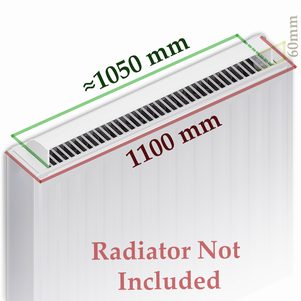  MyHomeware Radiator Booster / Heat Diverter – For Double Radiators
