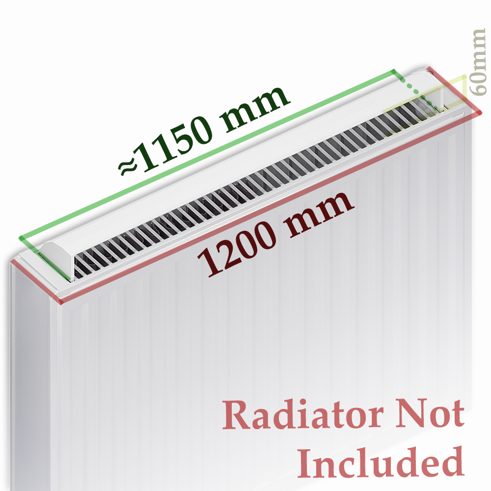  MyHomeware Radiator Booster / Heat Diverter – For Double Radiators