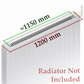 MyHomeware Radiator Booster / Heat Diverter - For Single Radiators 