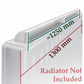 MyHomeware Radiator Booster / Heat Diverter - For Single Radiators 