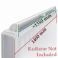 MyHomeware Radiator Booster / Heat Diverter - For Single Radiators 