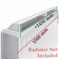 MyHomeware Radiator Booster / Heat Diverter – For Double Radiators 