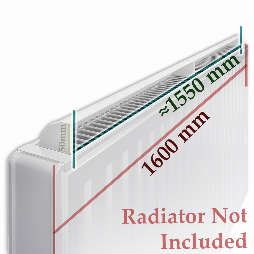  MyHomeware Radiator Booster / Heat Diverter - For Single Radiators
