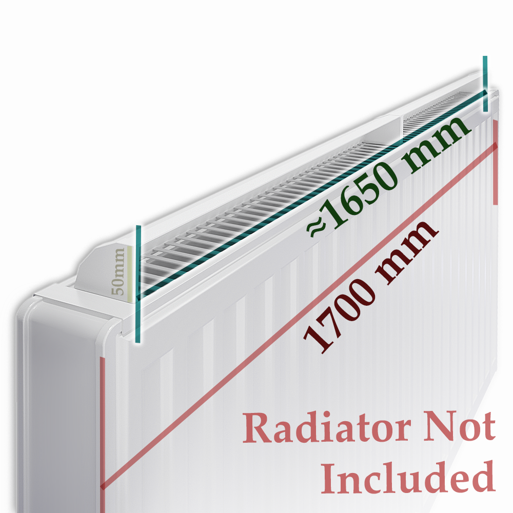  MyHomeware Radiator Booster / Heat Diverter - For Single Radiators