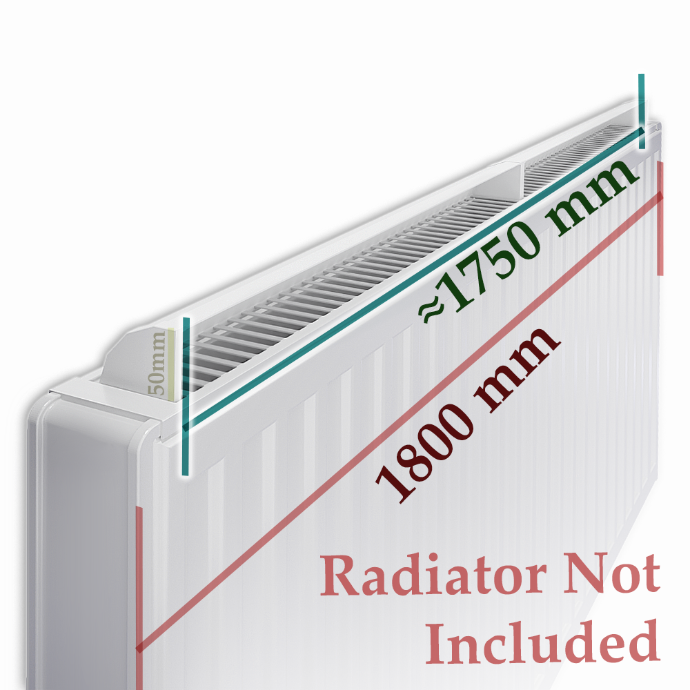  MyHomeware Radiator Booster / Heat Diverter - For Single Radiators