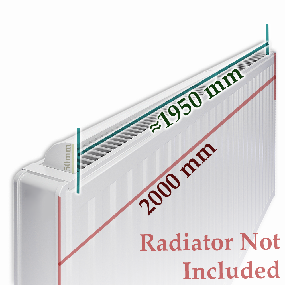  MyHomeware Radiator Booster / Heat Diverter - For Single Radiators