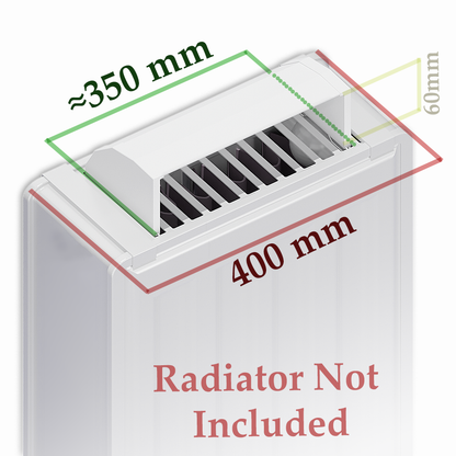  MyHomeware Radiator Booster / Heat Diverter – For Double Radiators 
