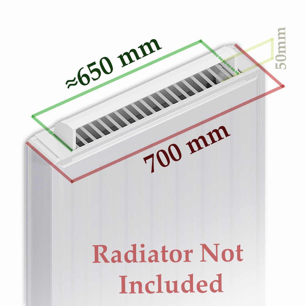  MyHomeware Radiator Booster / Heat Diverter - For Single Radiators