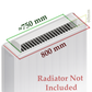 MyHomeware Radiator Booster / Heat Diverter – For Double Radiators 