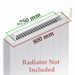 MyHomeware Radiator Booster / Heat Diverter - For Single Radiators 
