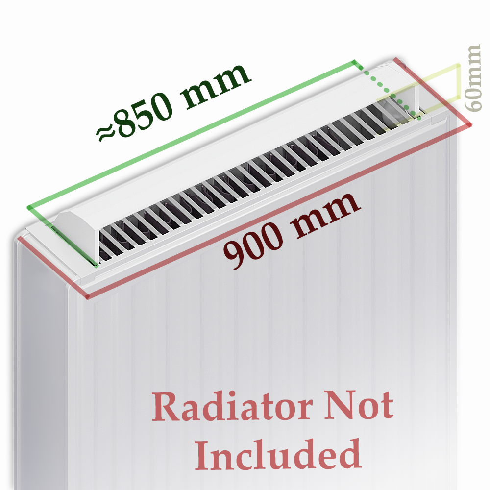 MyHomeware Radiator Booster / Heat Diverter – For Double Radiators