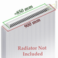 MyHomeware Radiator Booster / Heat Diverter - For Single Radiators 