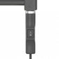 Anthracite Grey Towel Rail Radiator Electric Heating Element with a Button 150-800W 