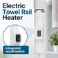 White Towel Rail Radiator Electric Heating Element with a Button 150-800W 