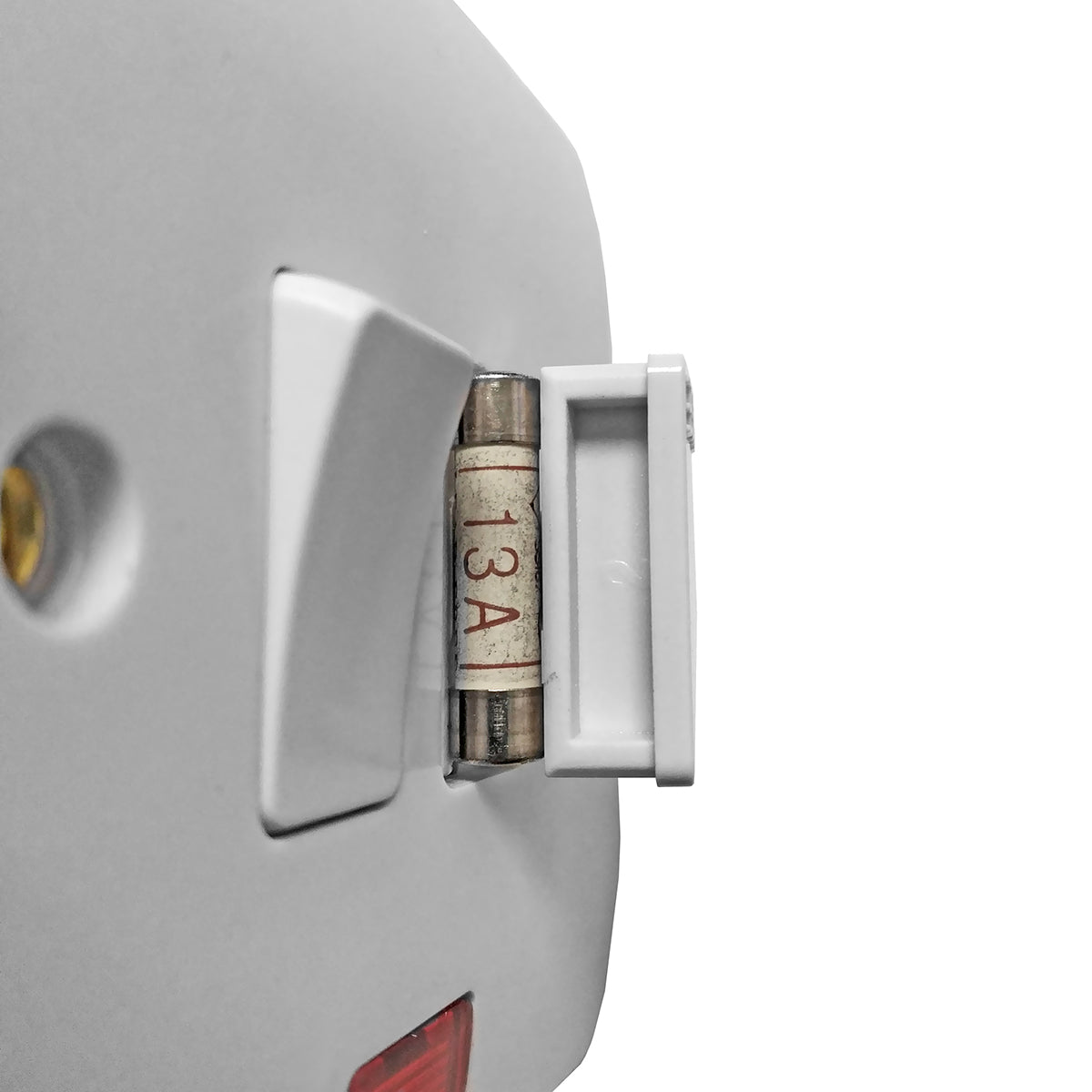 Bathroom Socket - Fused Spur Connection Unit - 13A - White Standard