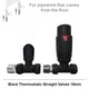 Add TRV Straight Anthracite Valves