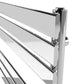550 x 1200mm Chrome Electric Heated Towel Rail Radiator – Flat Panel Designer 600W Pre Filled UK 