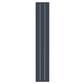 Vertical Aluminium Radiator 1800 x 305mm – Anthracite Grey Double Panel – Model Diva 