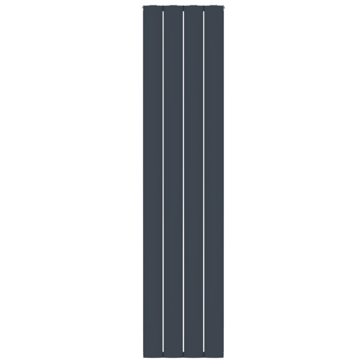  Vertical Aluminium Radiator 1800 x 407mm – Anthracite Grey Double Panel – Model Diva