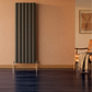 Vertical Aluminium Radiator 1800 x 305mm – Anthracite Grey Double Panel – Model Diva 
