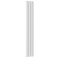 Vertical Aluminium Radiator 1800 x 305mm – White Double Panel – Model Diva 