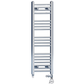 Dual Fuel 300 x 1000mm Straight Chrome  Heated Towel Rail Radiator- (incl. Valves + Electric Heating Kit) 
