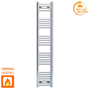 FC30 160 Chrome Towel Rail Radiator Central Heating Valves