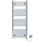 400 mm breit – 1200 mm hoch, flacher, elektrischer Handtuchheizkörper aus Chrom 