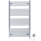 700 mm breit – 1200 mm hoch, flacher, elektrischer Handtuchheizkörper aus Chrom 