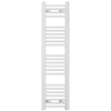 Radiateur sèche-serviettes plat blanc de 300 mm de large et 1 200 mm de haut