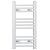 Radiateur sèche-serviettes plat blanc de 300 mm de large et 600 mm de haut
